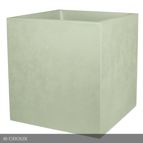 POT carré 50 basalt Vert amande 57l carré 50 basalt Vert amande 57l