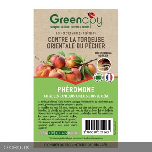 PHEROMONE contre la tordeuse orientale du pêcher – Cydia molesta pheromone contre La tordeuse orientale du pêcher
