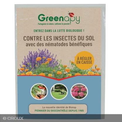 CARNET prépayé de lutte biologique contre les insectes du sol lutte biologique Contre les insectes du sol