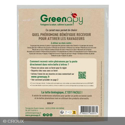 CARNET prépayé contre les ravageurs avec des phéromones et attractifs carnet prépayé contre les ravageurs Avec des phéromones et attractifs